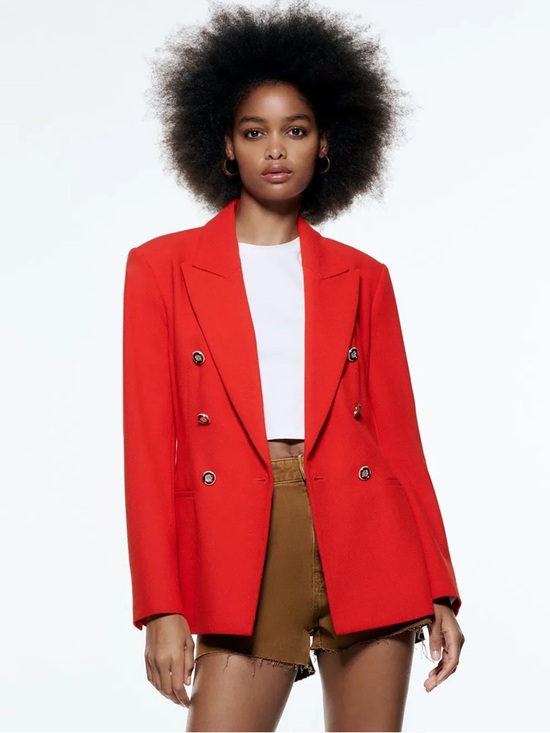 Zara Jackets & Blazers - Zara - Tailored Double Breasted Blazer